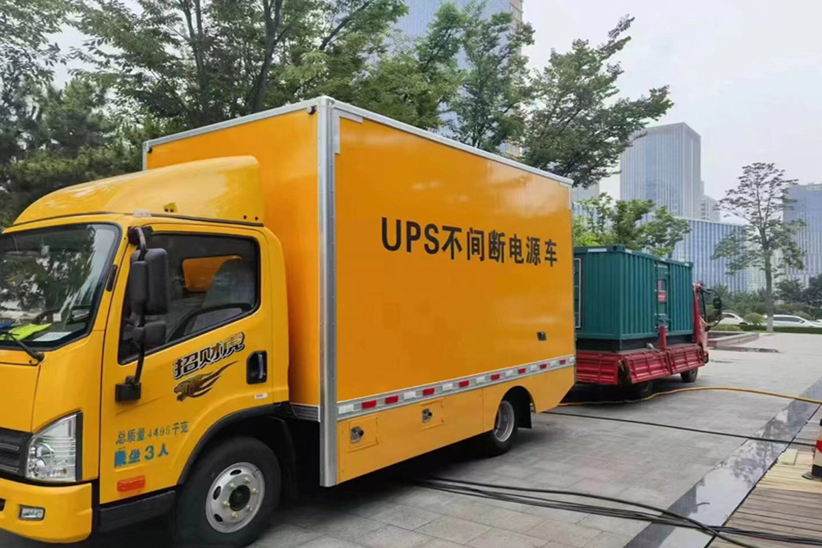 曹县发电机租赁施工现场