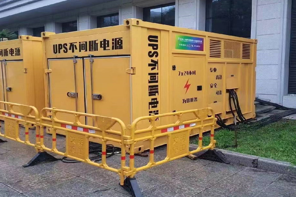 曹县发电机租赁施工现场