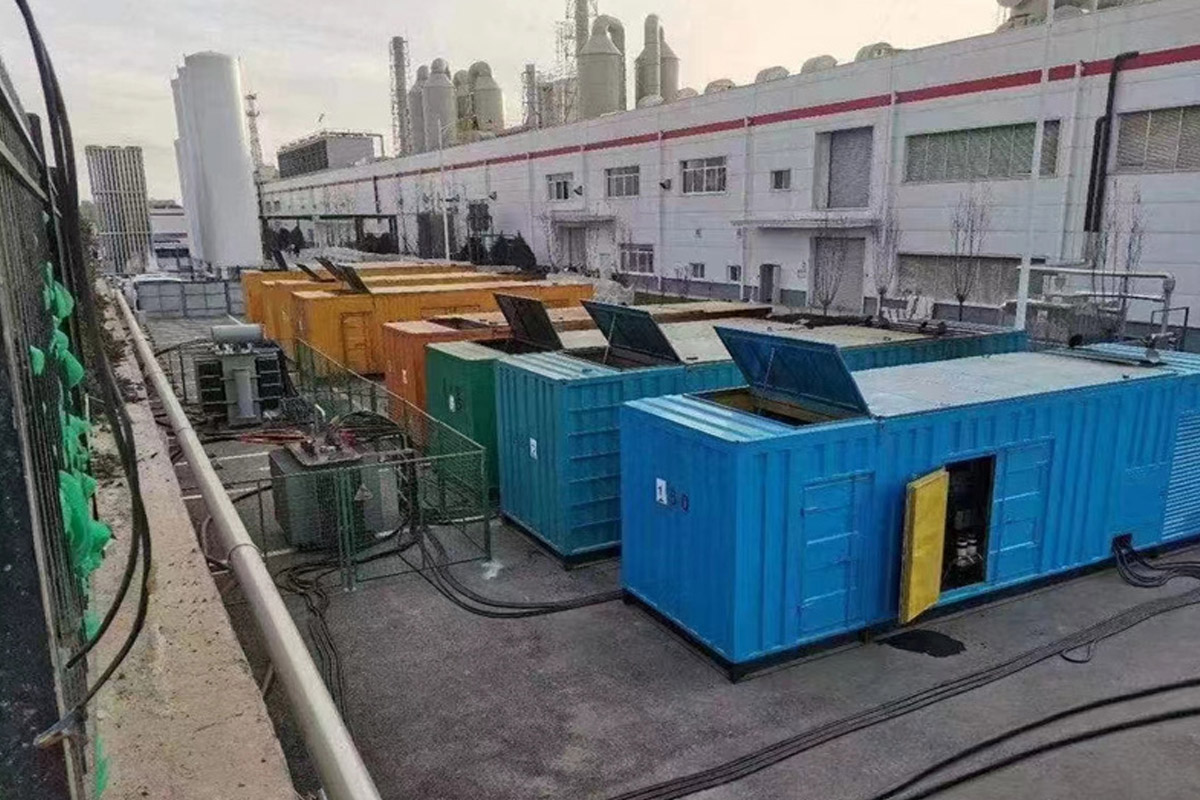 曹县发电机租赁施工现场